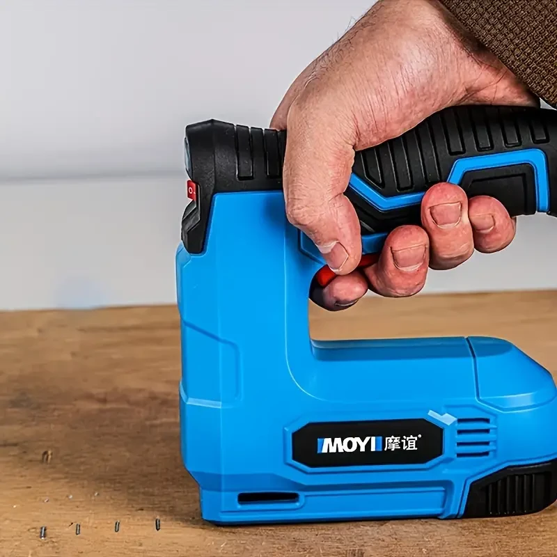 Cordless Electric Staple Gun - 2-in-1 Lithium-ion Electric Stapler & Brad Nailer Kit with USB Charger