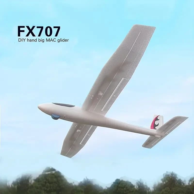 FX707S Hand Launch Glider Plane - Soft Foam DIY Airplane Model for Halloween & Christmas Gifts