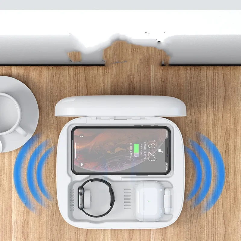 Cell phone charging sterilizer