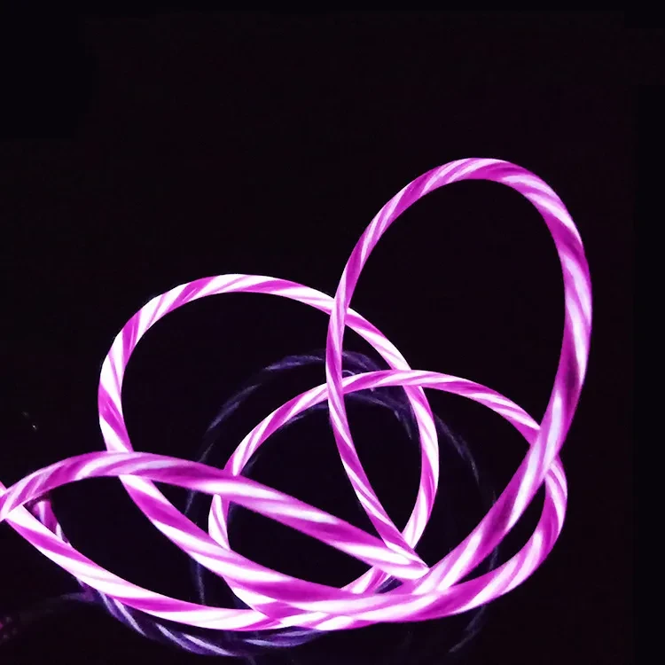 1M led charging cable