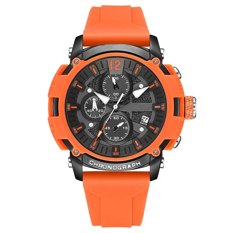 Men's Multi-function Timing Luminous Waterproof Calendar Wholesale Student Movement Watches