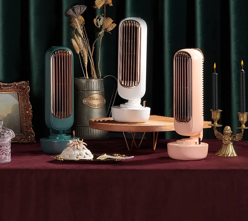 Humidification Tower Fan USB Multi-function Electric Fan Replenishment Air Cooling Desktop Fan for Office Home