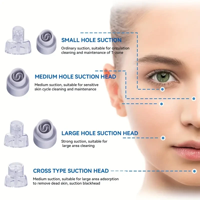 6 Head Pore Cleaner Extractor Electric Suction