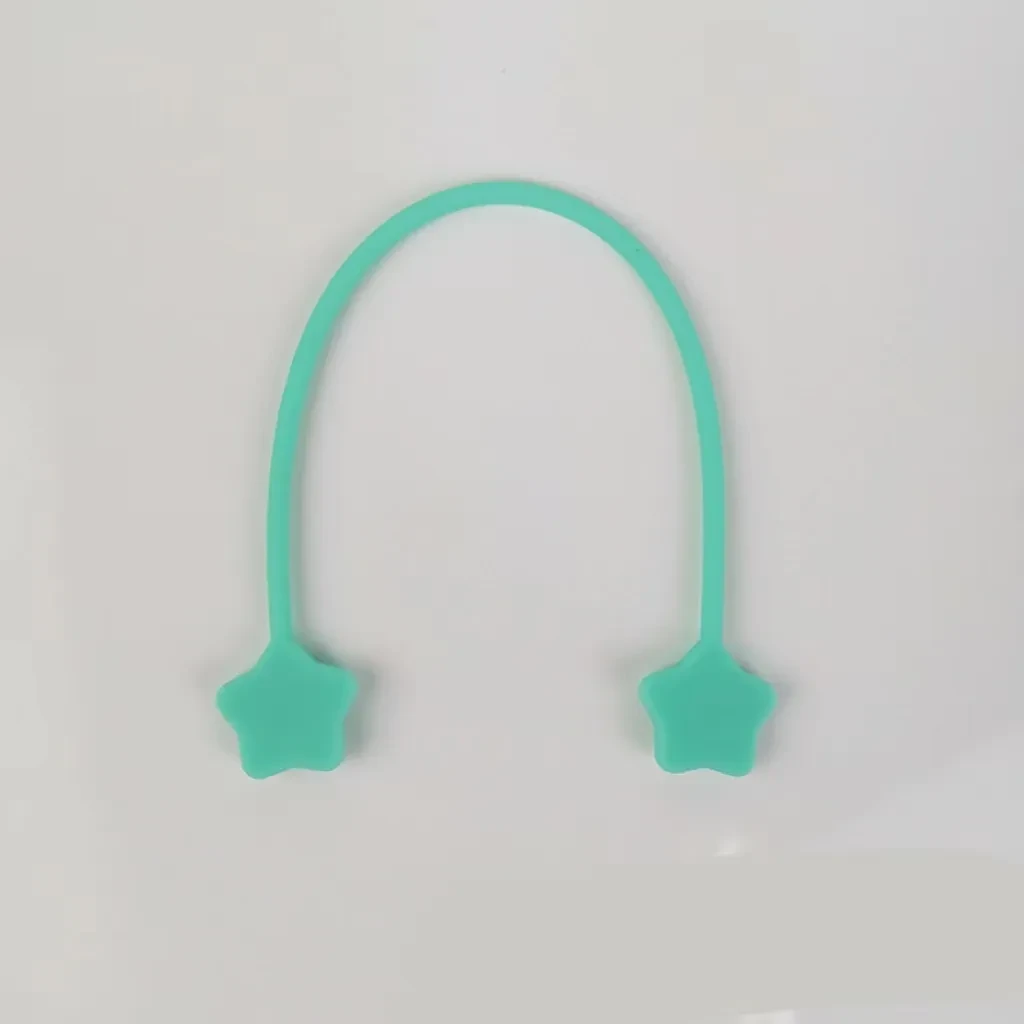 Star Magnet Winder Silicone Material Mobile Phone Wire Organizer Magnet Wire Clip