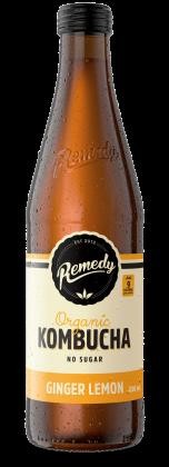 Drink Kombucha Lemon Ginger Organic