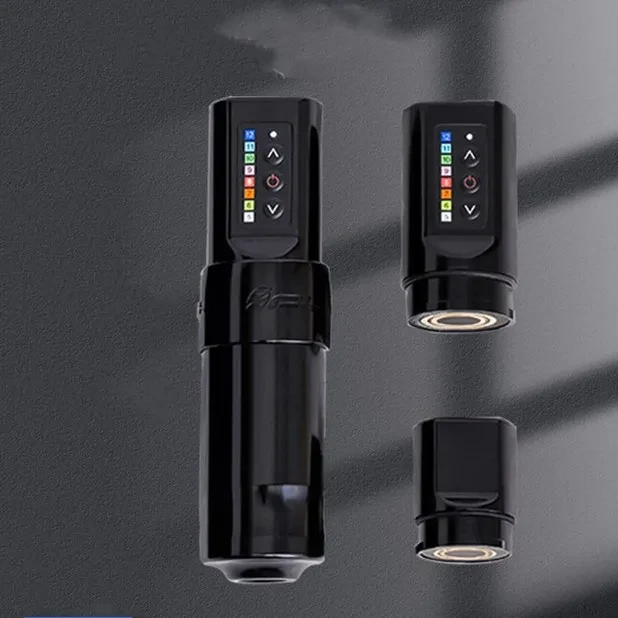 Tattoo Pen Machine Gun With Wireless Rechargeable Battery Suppl