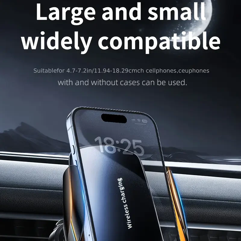 Upgraded Wireless Charging Car Phone Holder
