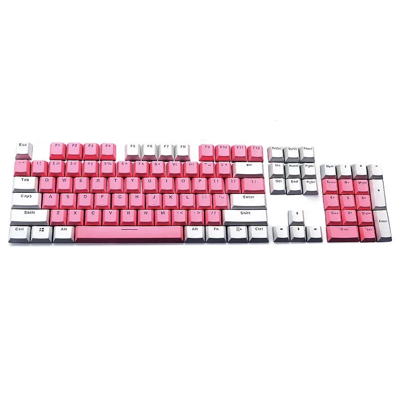 Transparent Keyboard Cap Mechanical Keyboard Key Cap Dedicated Color Key Cap Personalized Two-color Key Cap