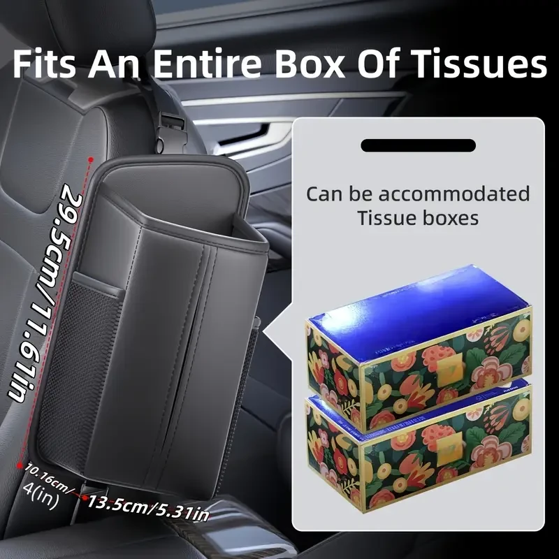 Car Seat Side Tissue Bag Storage Bag