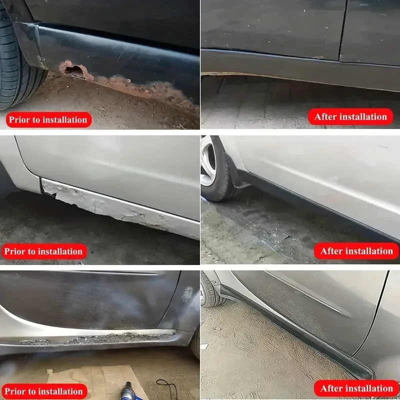 Universal Rubber Anti-Scratch Side Skirts Edge Guards