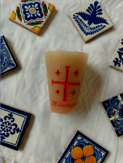 Veladora Cruz de Jerusaln