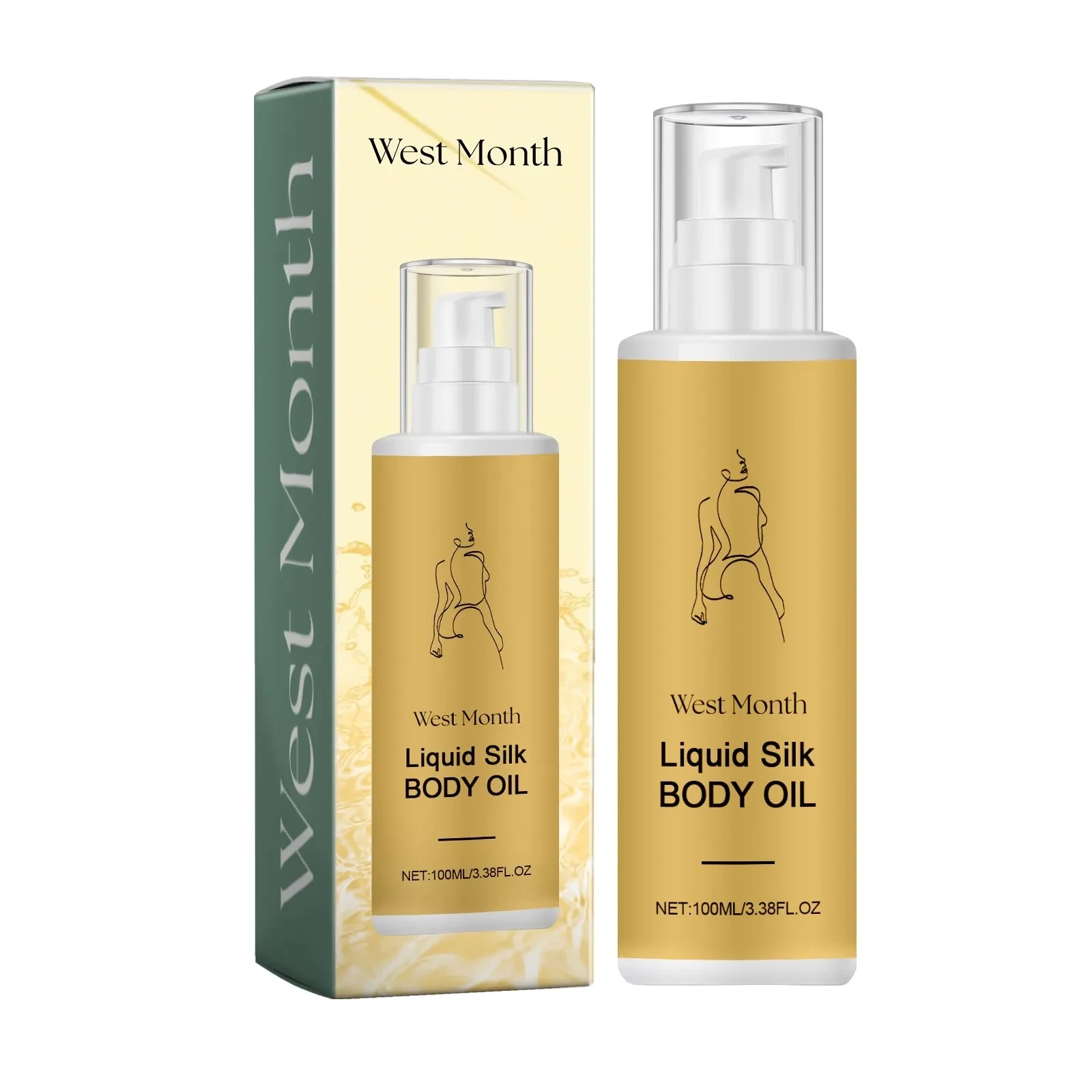 WEST MONTH Liquid Silk Body Oil
