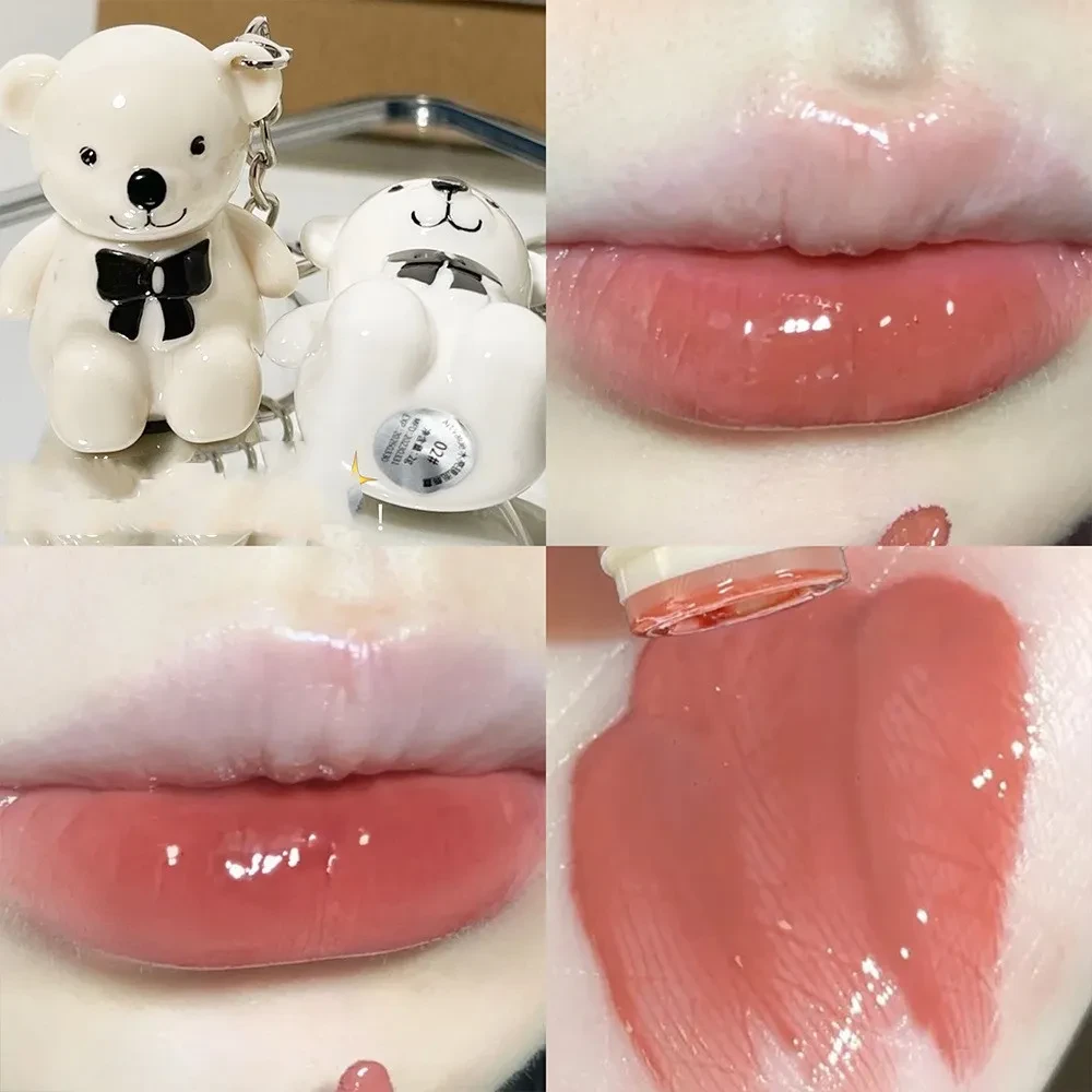 huiliang Mirror Face Little Bear Paradise Lip Gel