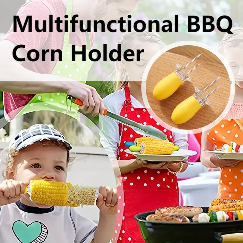 Multifunctional BBQ Corn Holder