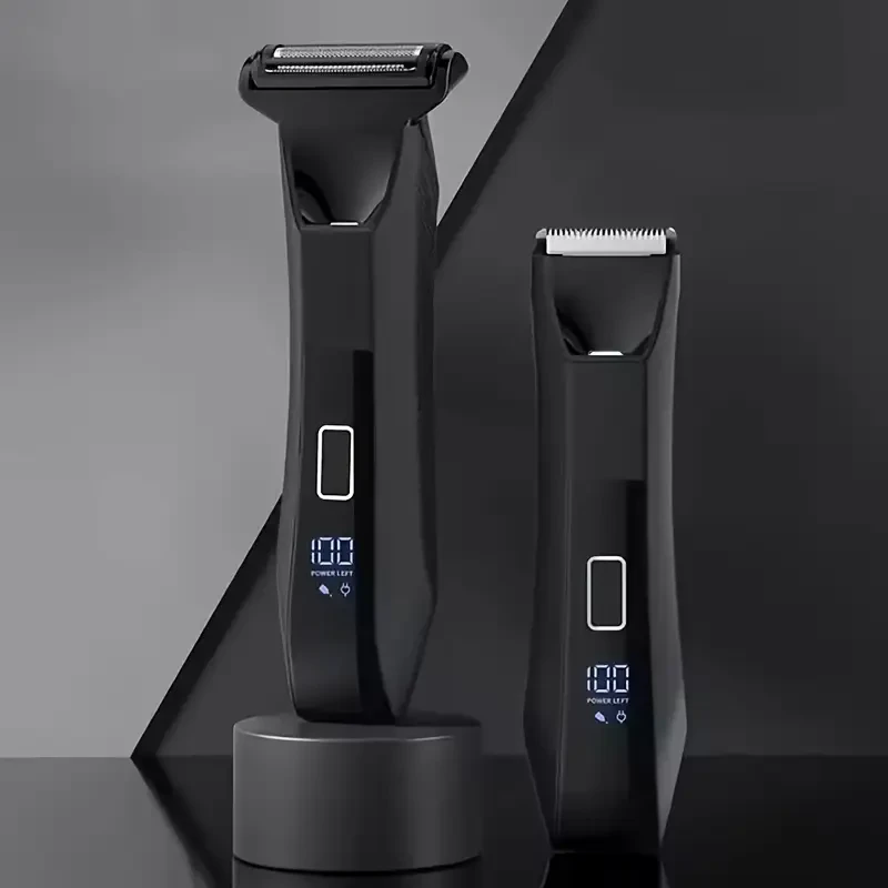 2-in-1 Body Hair Trimmer & Groin Shaver