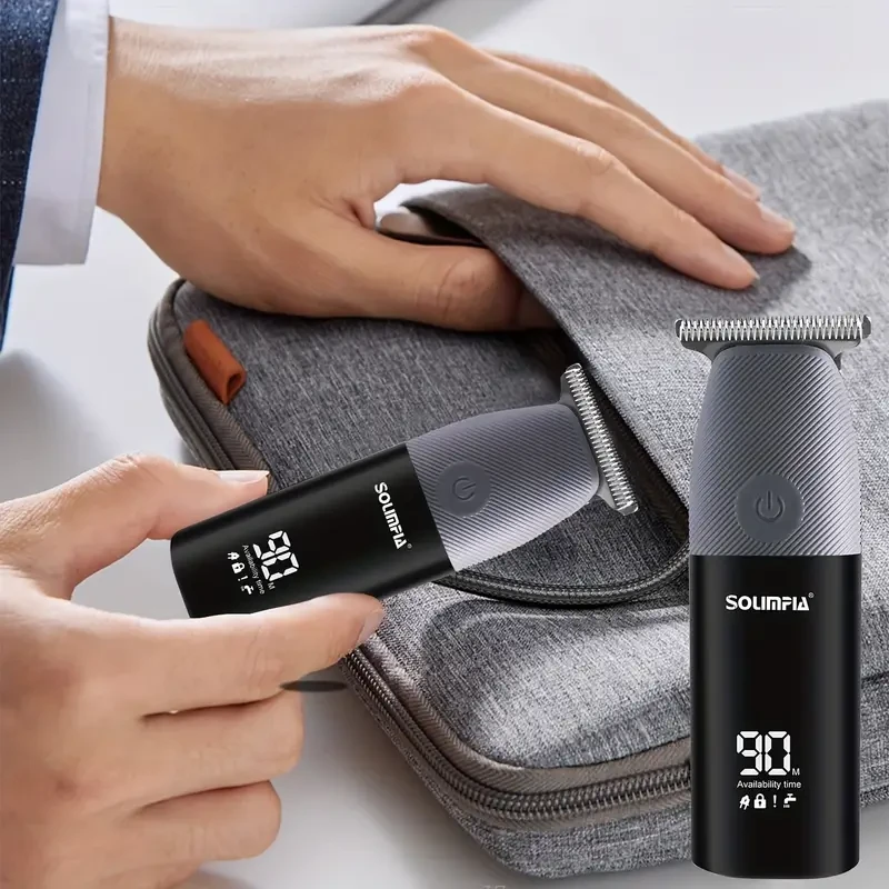 Portable Mini Electric Hair Clipper  LCD Digital Display