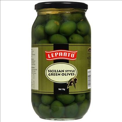Olives Green Whole Sicilian