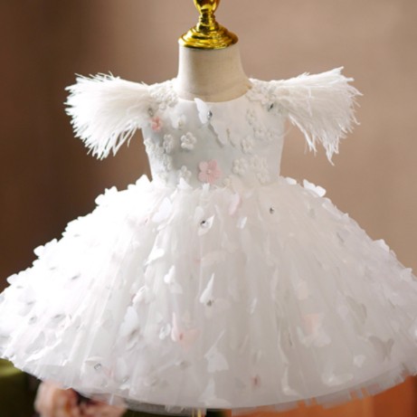 Girls Light Luxury Minority High-end Flower Dress