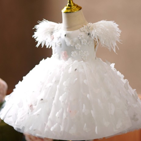 Girls Light Luxury Minority High-end Flower Dress