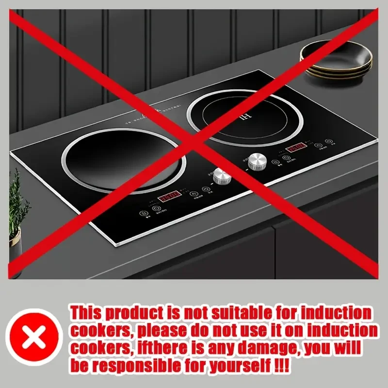 Japanese Tamagoyaki Pan with Non-Stick Coating & Imitation Wood Handle