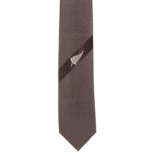 Silver Fern Design Necktie