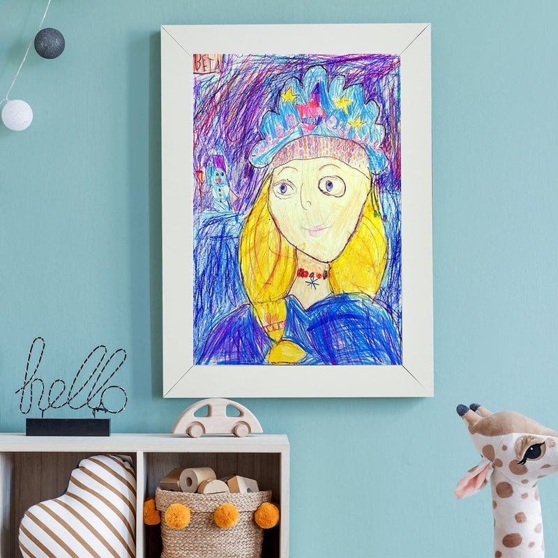 Transform Your Kid's Drawing into a Work of Art