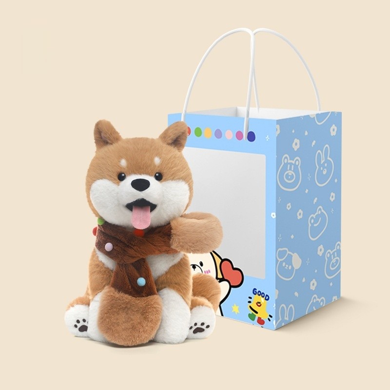 Shiba Inu Robert Dog Plush Toy Figurine Doll