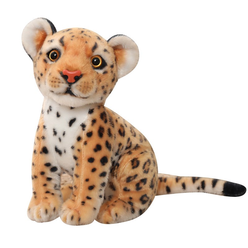 Fashion Squat Snow Leopard Doll Plush Toys