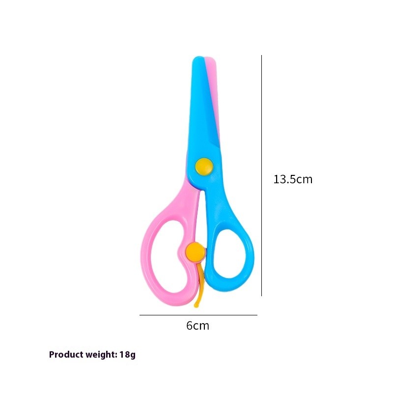 Safety Scissors Plastic Color Scissors Children Plastic Clipper