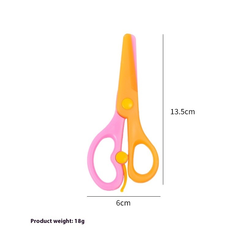 Safety Scissors Plastic Color Scissors Children Plastic Clipper