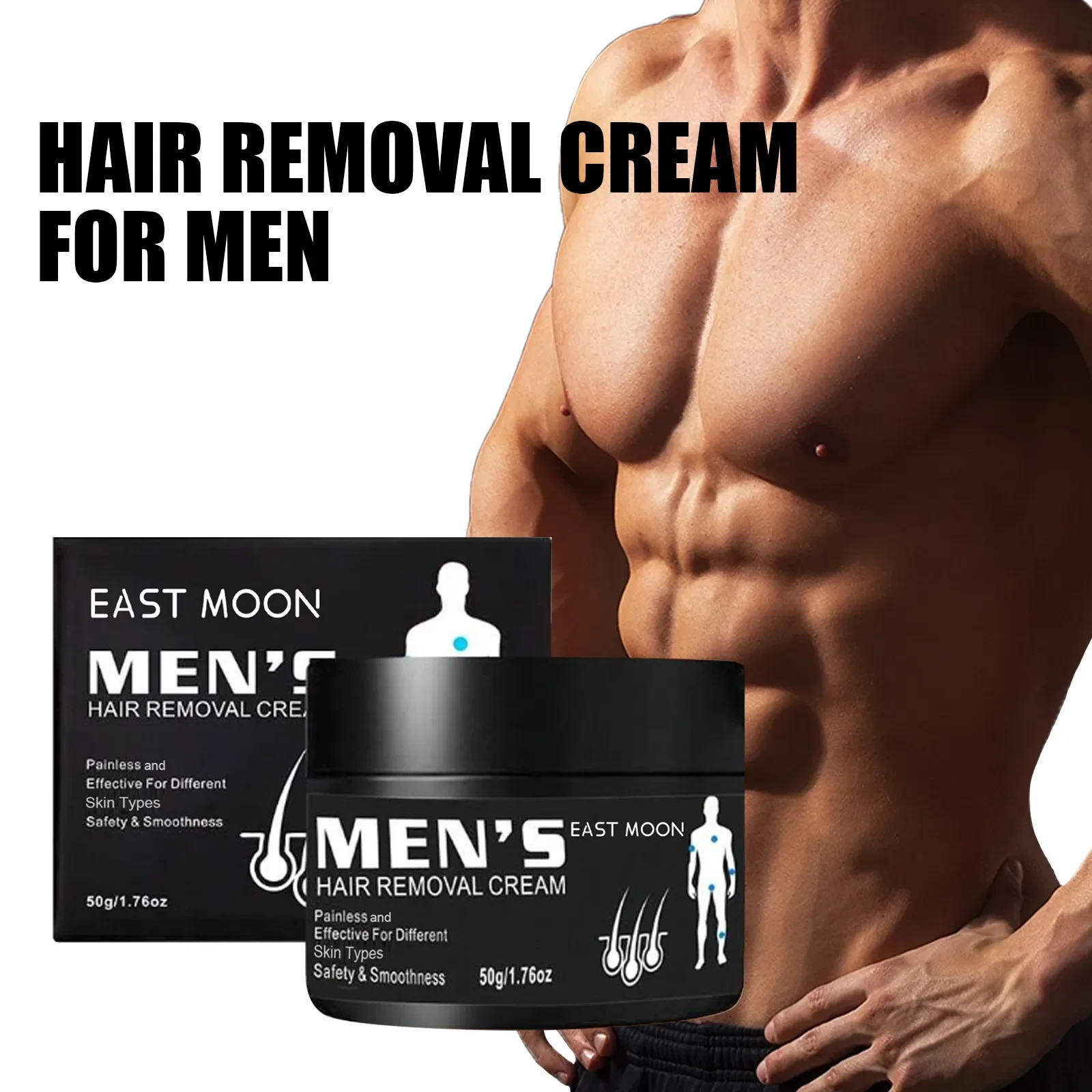 Men's Hair Removal Cream Mild And Non-exciting Portable