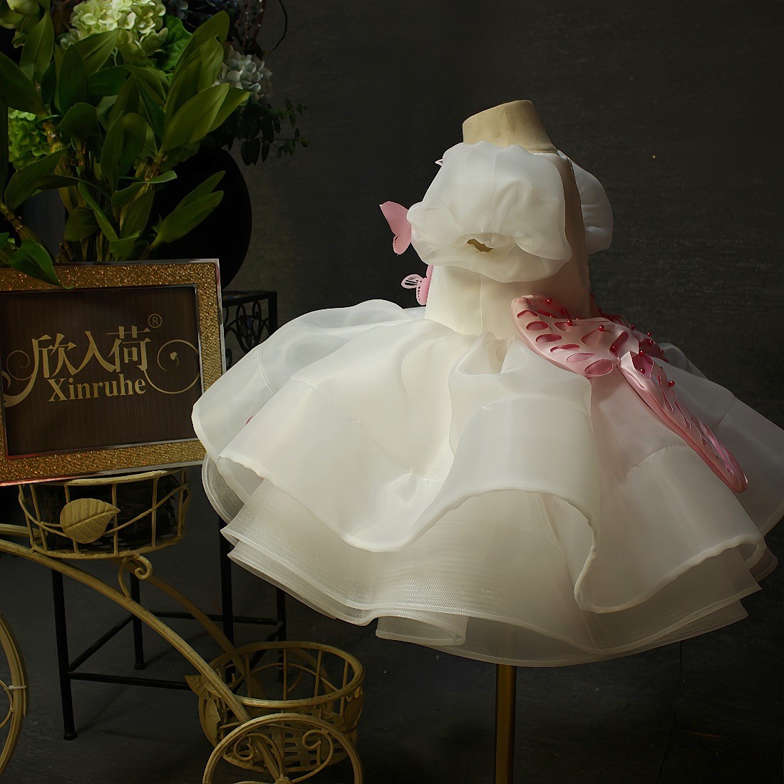 Bowknot Host Performance Birthday Party Pettiskirt