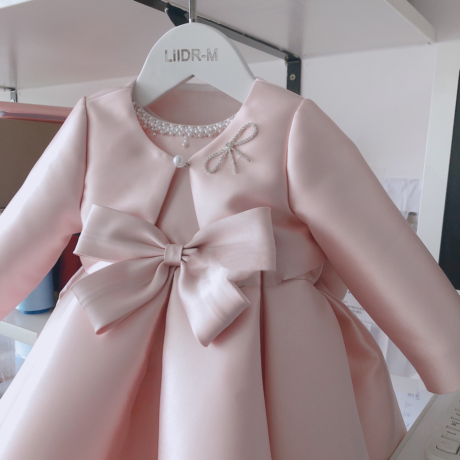 Birthday Textured Dress Holiday Costume Princess Dress