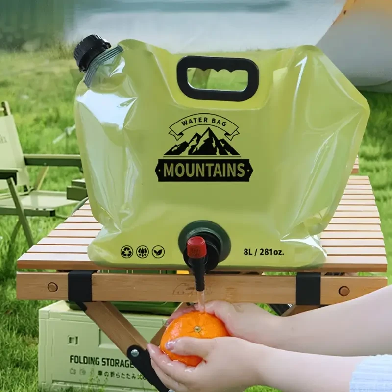 8L Portable Water Bag with Faucet