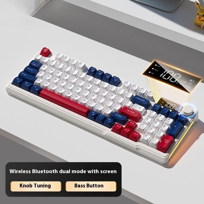 Wireless Bluetooth Keyboard Mouse Suit Mechanical Feeling