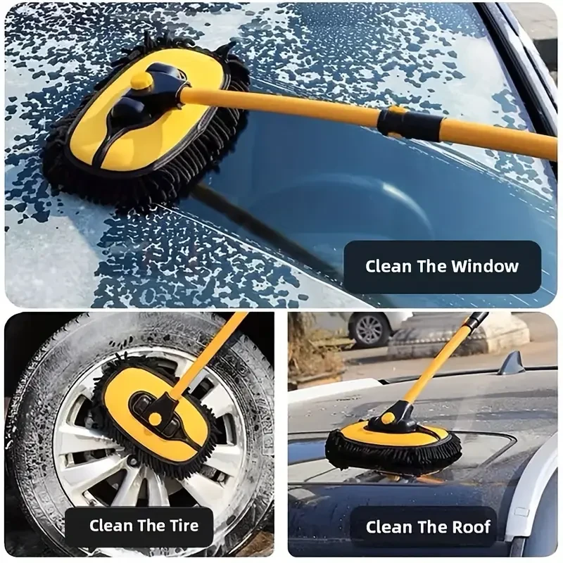 Extendable Aluminum Long Handle Vehicle Washing Brush