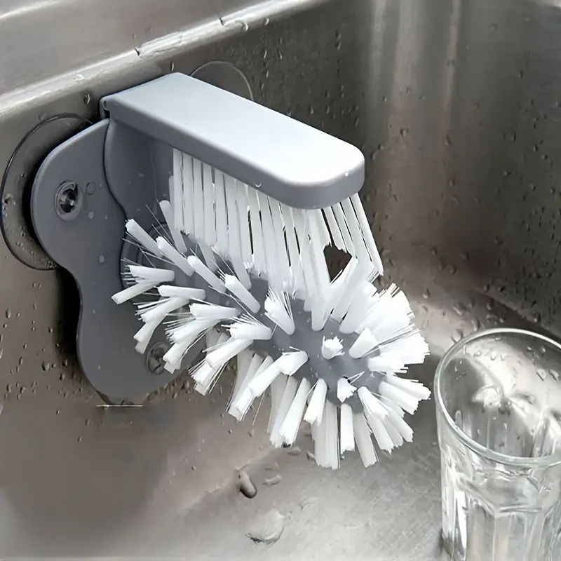 Multifunctional Silicone Sink-Mounted Cup Scrubber