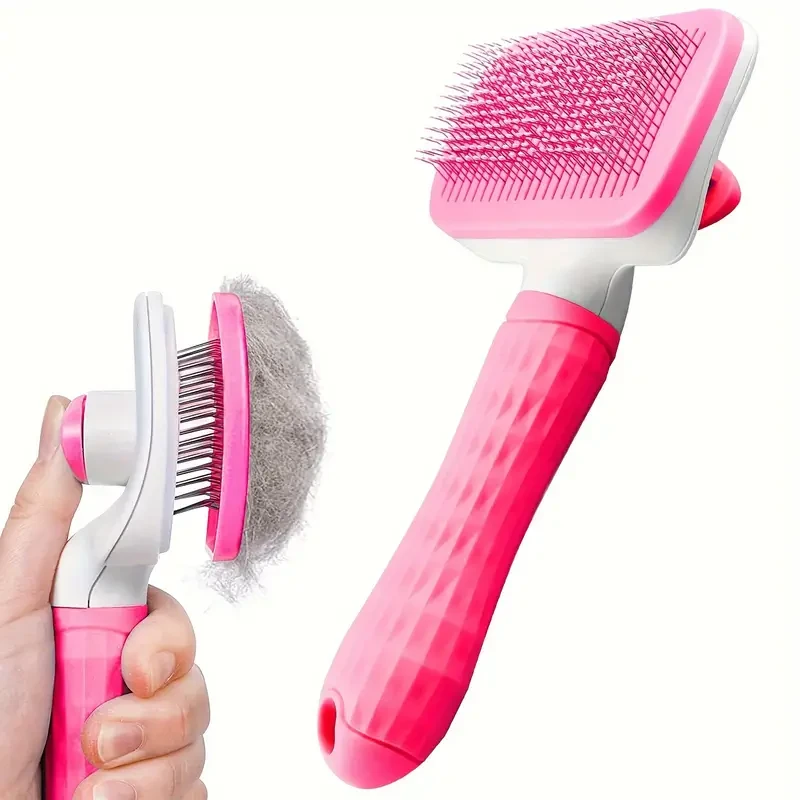 Heavy-Duty Pet Massage Comb & Brush | Efficient Undercoat Remover |