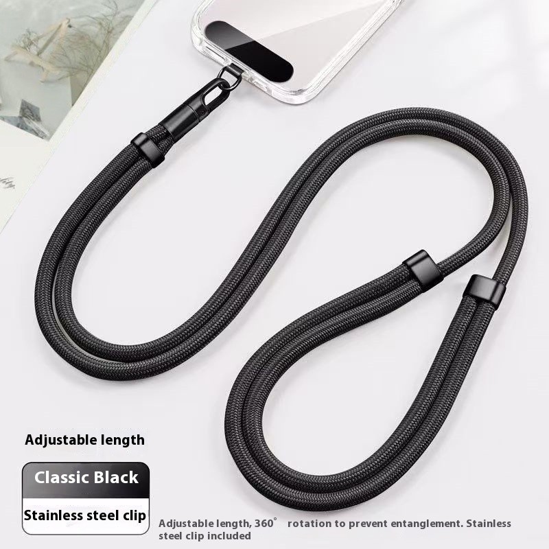 Mobile Phone Portable Adjustable Short Anti-theft Clip Strong Lanyard