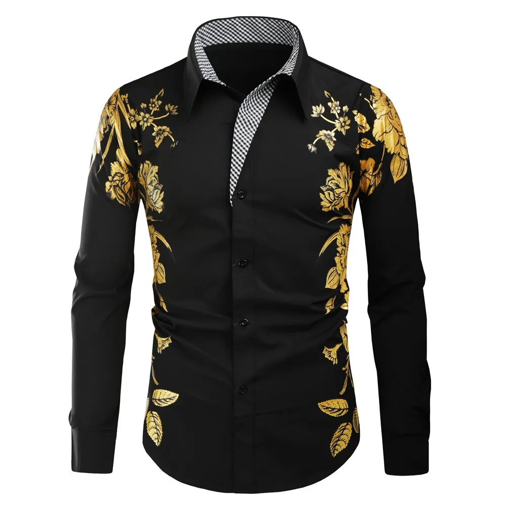 Black Gold Shirt Mens