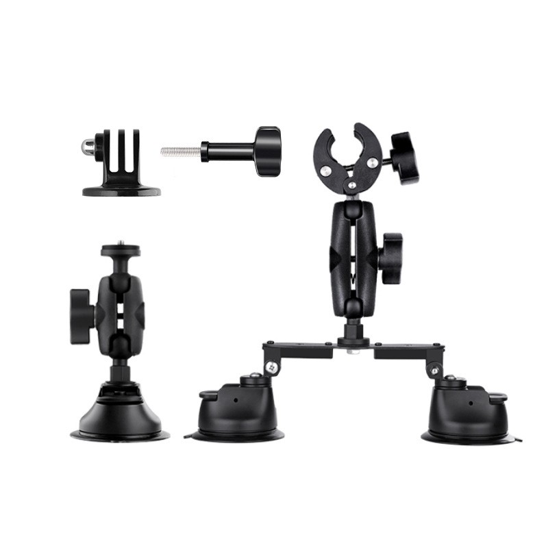 Panoramic Camera View Angle Car Roof And Racket Suction Cup Fixed Bracket