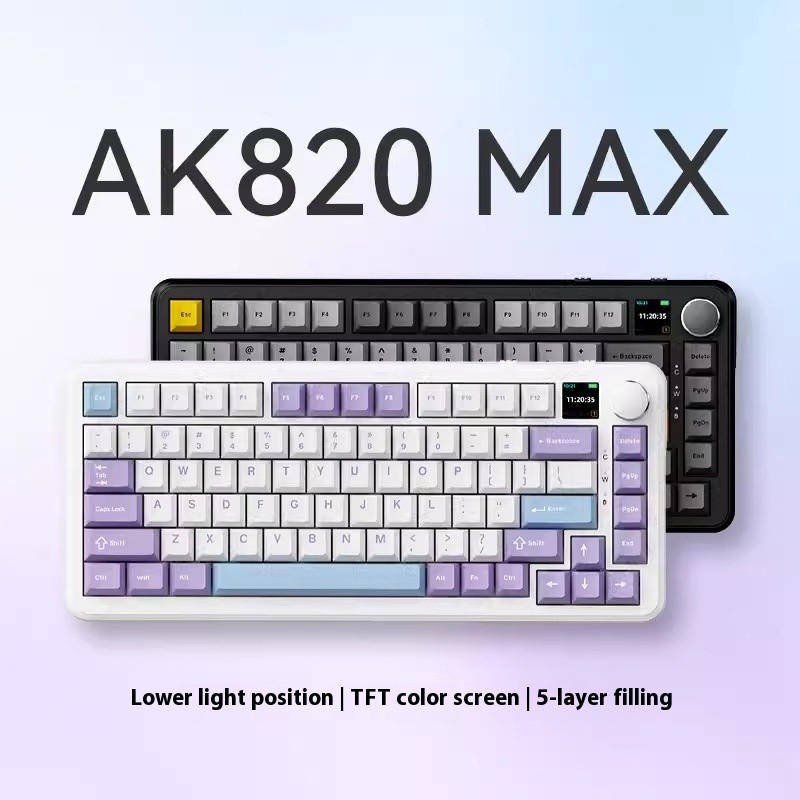 Three-mode Mechanical Keyboard Wireless Hot Plug