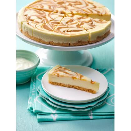 Cheesecake Salted Caramel Pre Cut Portions 25cm