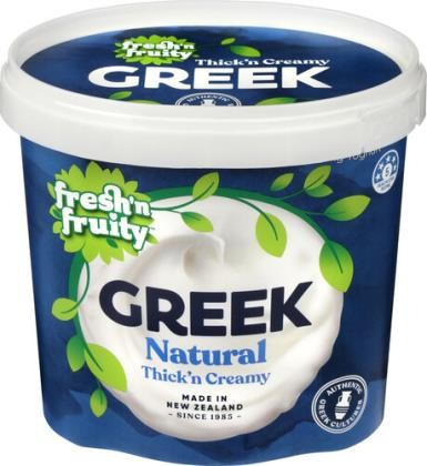 Yoghurt Greek Style Natural