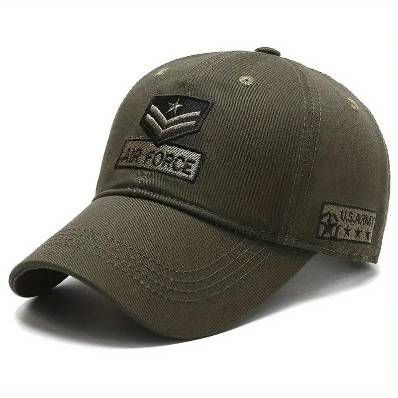 Womens Camouflage Baseball Cap with "AIR FORCE" Embroidery