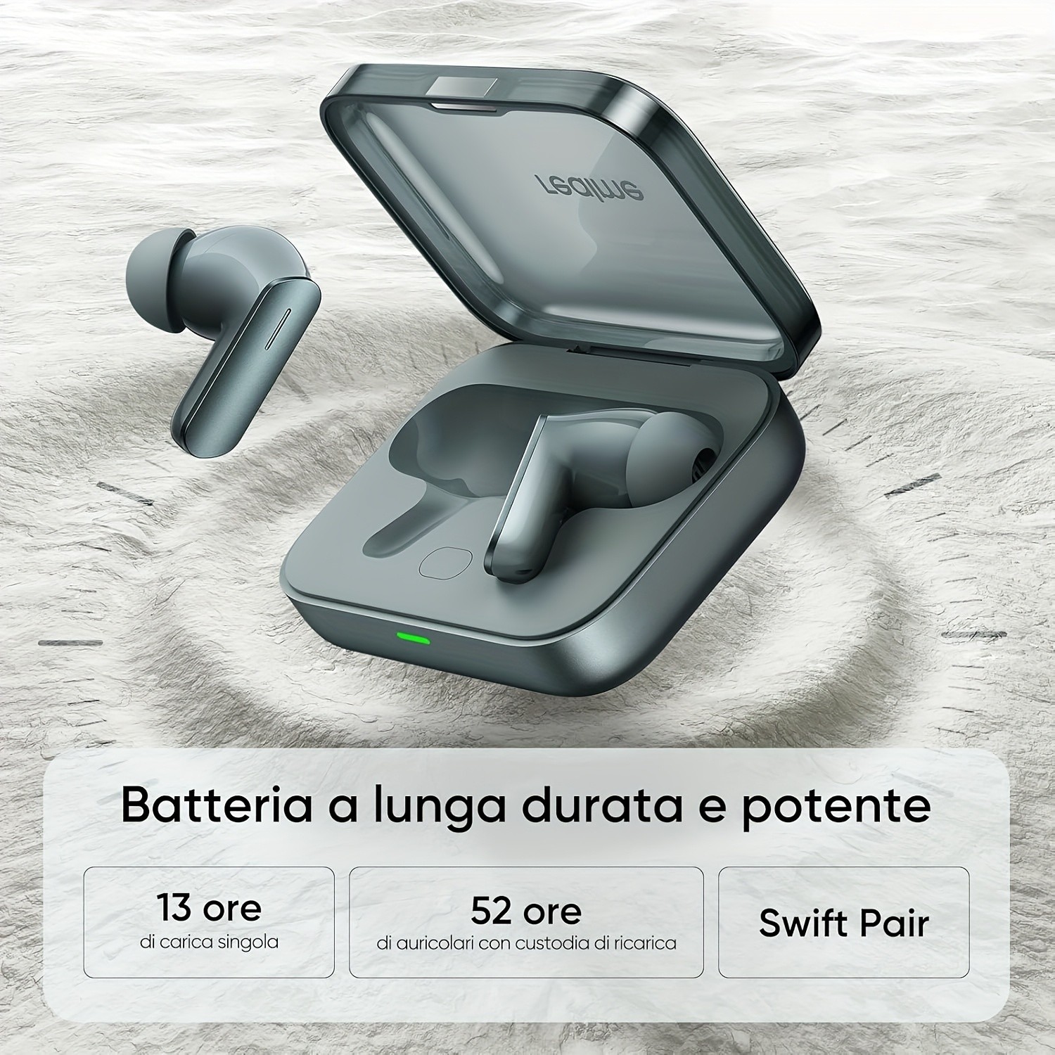 realme Buds Air 7 True Wireless Earphones  12.4mm Titanium Bass Driver, Intelligent ANC, 52 Hours Battery Life