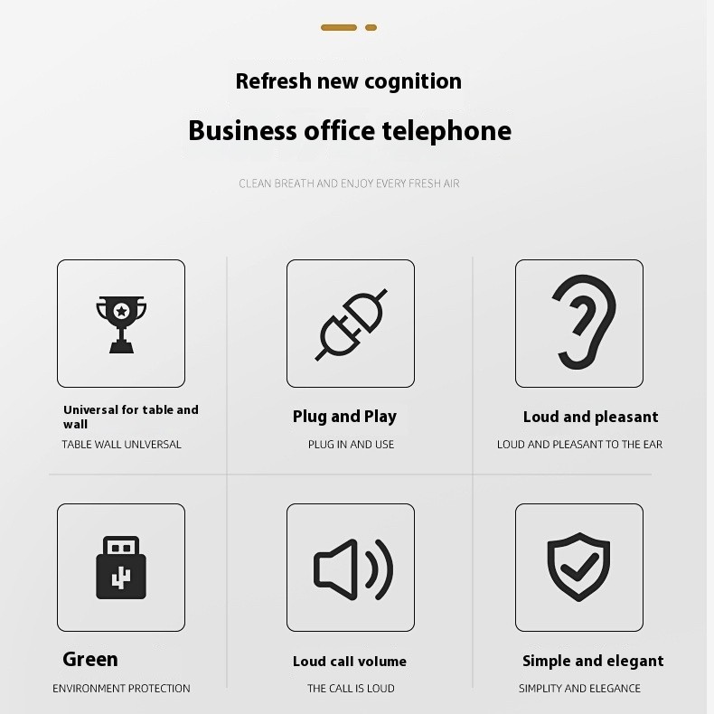 Digital Wireless Business Office Home DECT Phone