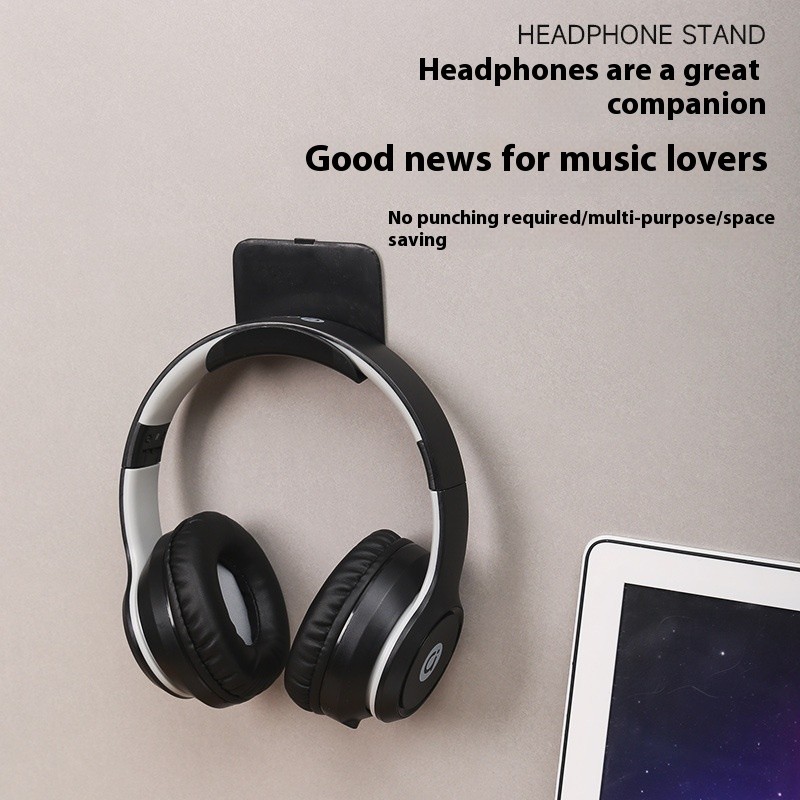 Headphone Bracket Wall-mounted Punch-Free Table E-sports Bracket Headset Driving