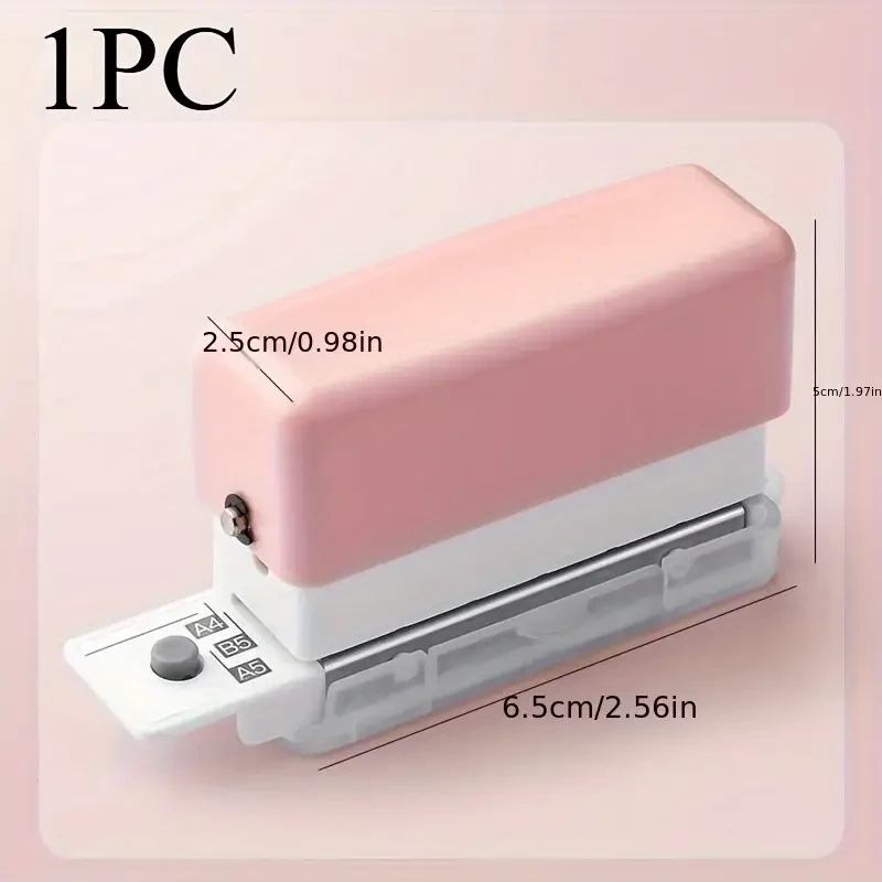 Adjustable 6-Hole Paper Punch for Planners