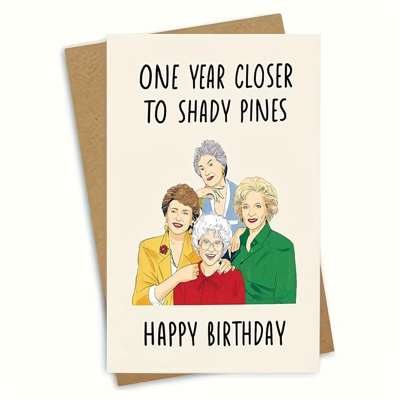 Creative Home Simple Printed Birthday Greeting Card